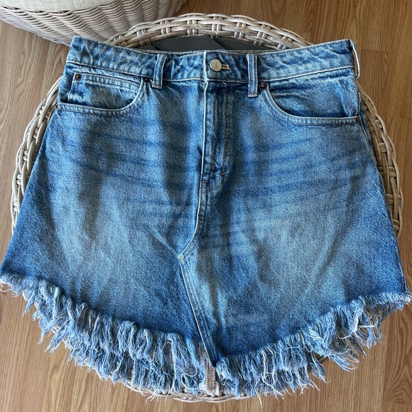 Free People Denim Skirt Sz 28 - Picture 1 of 10